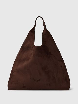 gap, Vegan Suede Slouchy Tote Bag