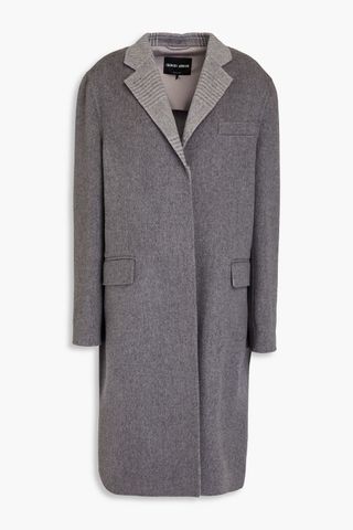 Wool and Cashmere-Blend Coat