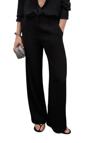 Seamed Straight Leg Pants