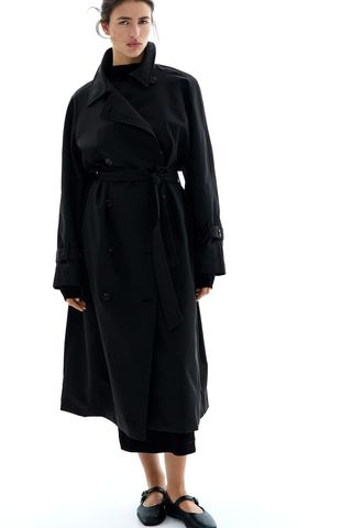 Double-Breasted Trench Coat