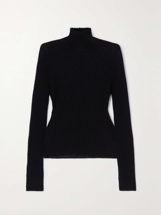 Ribbed-Knit Sweater