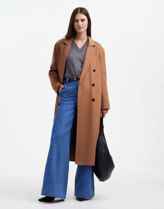 MW, Double-Faced Brushed Long Coat