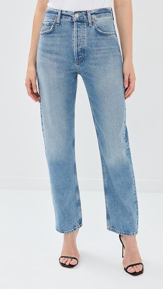 Agolde 90s Pinch Waist: High Rise Straight Jeans