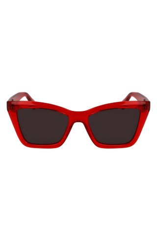 FERRAGAMO, 53mm Rectangualr Sunglasses