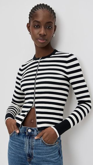 Madewell London 2 Way Zip Cardigan