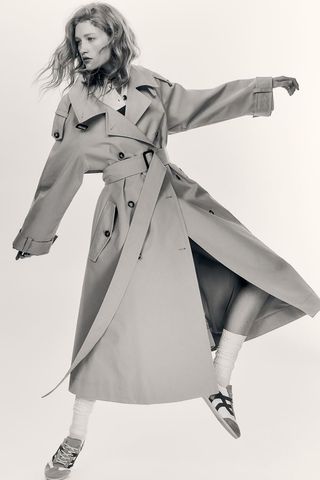 A-Line Trench Coat