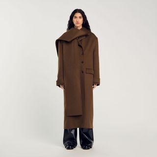 Sandro Paris, Oversized Wool Coat