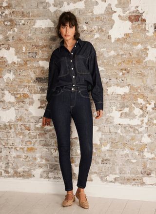 Dark Indigo Sculpting Skinny Jeans