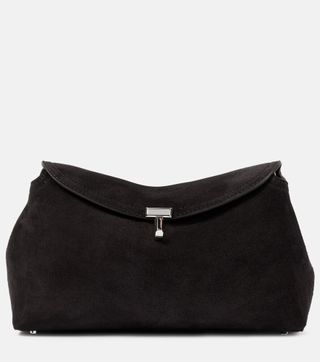 T-Lock Suede Clutch