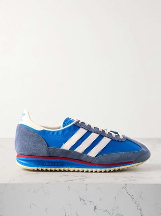 Sl 72 Og Suede and Leather-Trimmed Nylon Sneakers