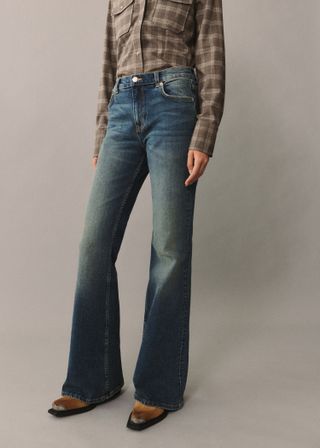 High-Waist Flared Jeans - Women | Mango Usa