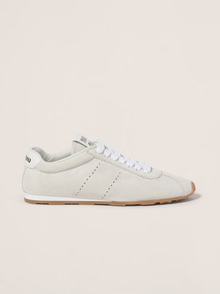 Miu Miu, Plume Suede Sneakers