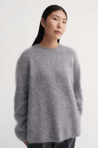 Floy Cashmere Sweater, Grey