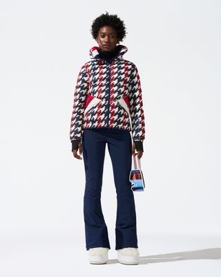 Perfect Moment houndstooth ski jacket