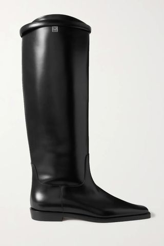 + Net Sustain the Riding Leather Knee Boots