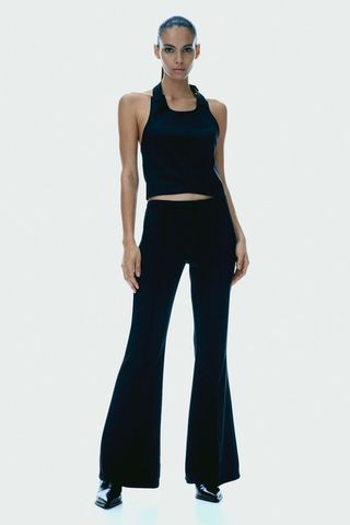 Flared Tailored Trousers