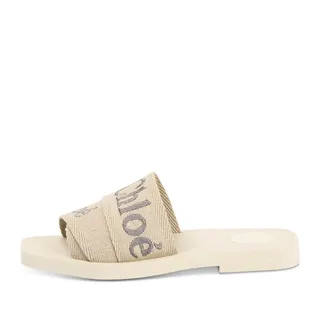 Chloé Woody Logo Slide Sandals