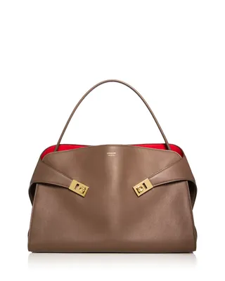 Ferragamo Hug Bicolor Handbag