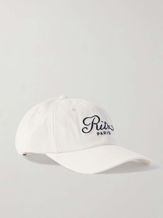 + Ritz Paris Embroidered Cotton-Twill Baseball Cap