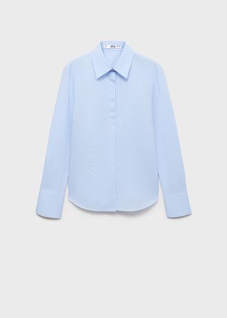 Fitted Cotton Shirt - Women | Mango United Kingdom