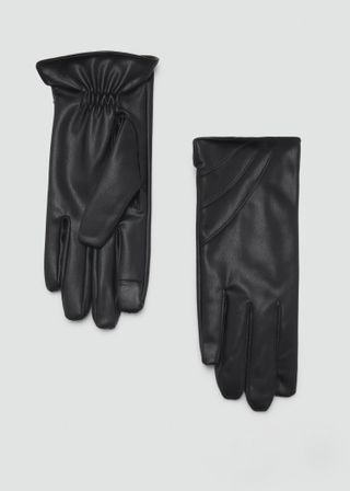 Leather-Effect Gloves - Women | Mango Usa