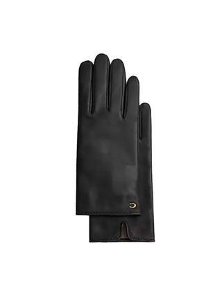 Sculpted Signature Leather Tech Gloves