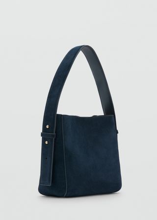 Suede Mini Shopper Bag - Women | Mango Usa