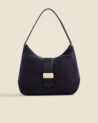 Berkeley Suede and Leather Shoulder Bag