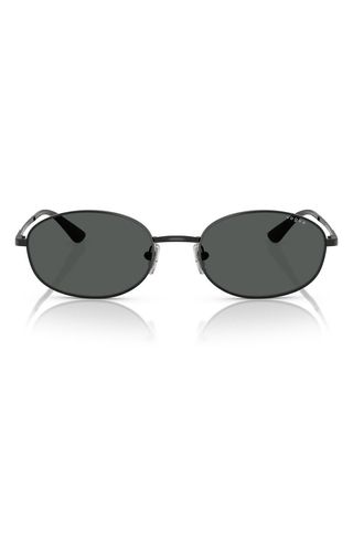 56mm Oval Sunglasses