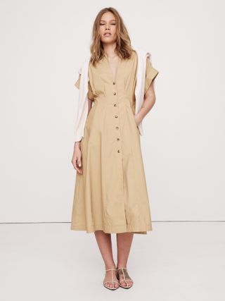 Poplin Shirt Dress