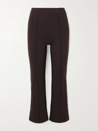 Knack Cropped Stretch-Jersey Straight-Leg Pants