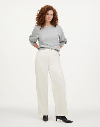 MW, The Curvy Emmett Wide-Leg Pant in Corduroy: Welt Pocket Edition