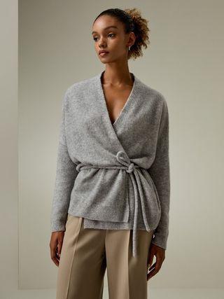 Lounge Wrap Knit Cardigan