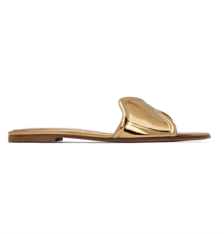 Gianvito Rossi Gold Lucrezia Sandals