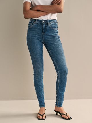 Denim Dark Blue Super Soft Skinny Jeans