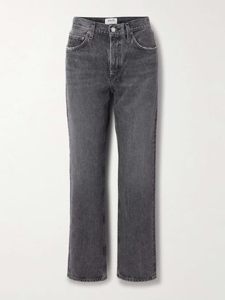 Valen Mid-Rise Straight-Leg Jeans