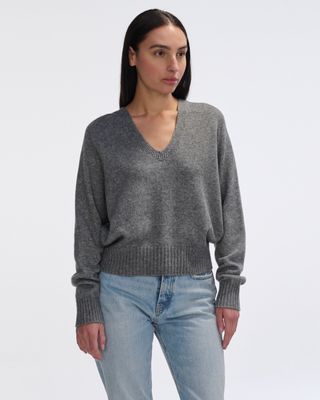 Almina Concept, V Neck Pullover Sweater