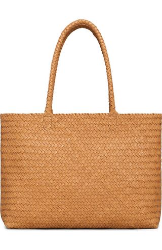 Handwoven Leather Tote