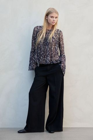 Wide Tailored Trousers