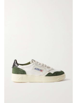 Medalist Low Suede and Leather Sneakers