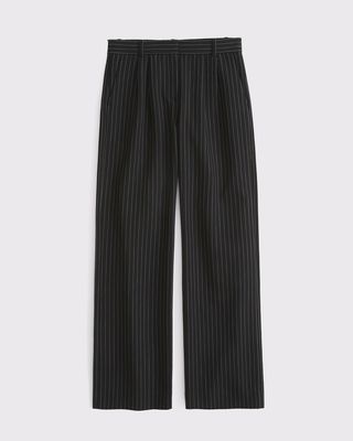 A&f Sloane Low Rise Tailored Wide Leg Pant