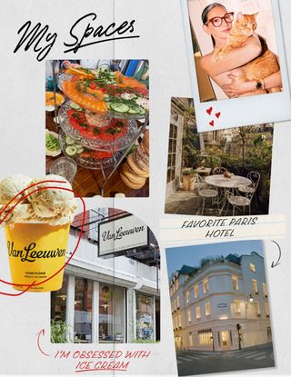 Collage of Jenna Lyons's favorite places.