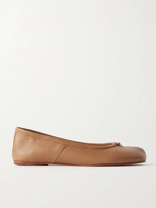 Tabi Split-Toe Leather Ballet Flats