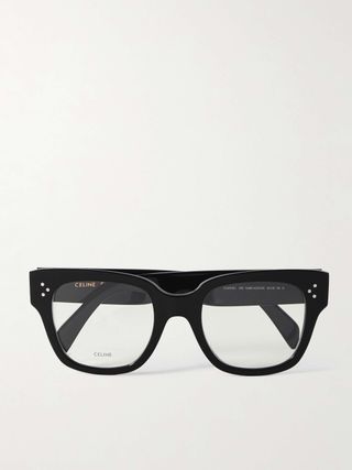 Oversized Cat-Eye Acetate Optical Glasses