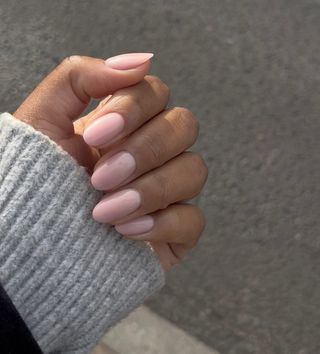 @paintedbyjools strawberry milk nails