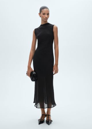 Lyocell Midi-Dress - Women | Mango Usa