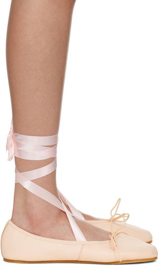 Pink Sophia Ballerina Flats