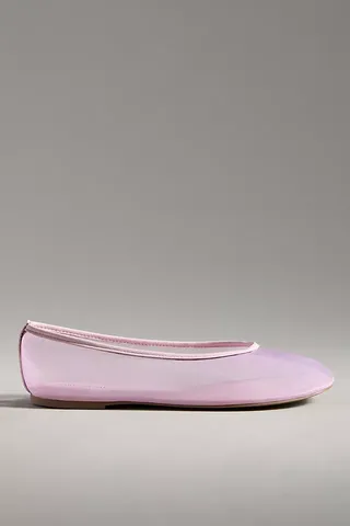 By Anthropologie Mesh Ballet Flats