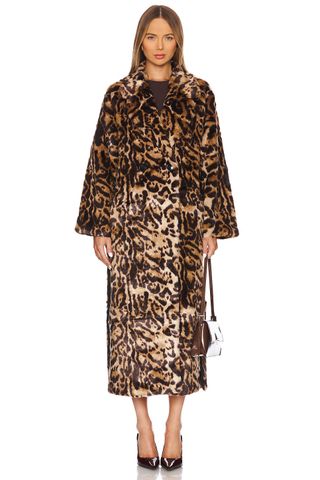 Adrienne Landau The Pamela Faux Fur Coat