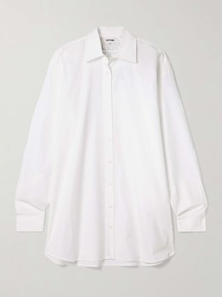 Oversized Cotton-Poplin Shirt